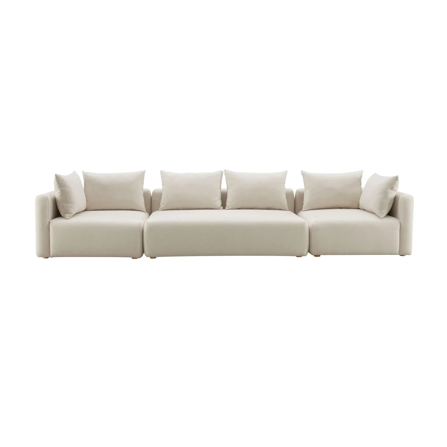 Hangover - 145" Long Linen Sofa - Cream