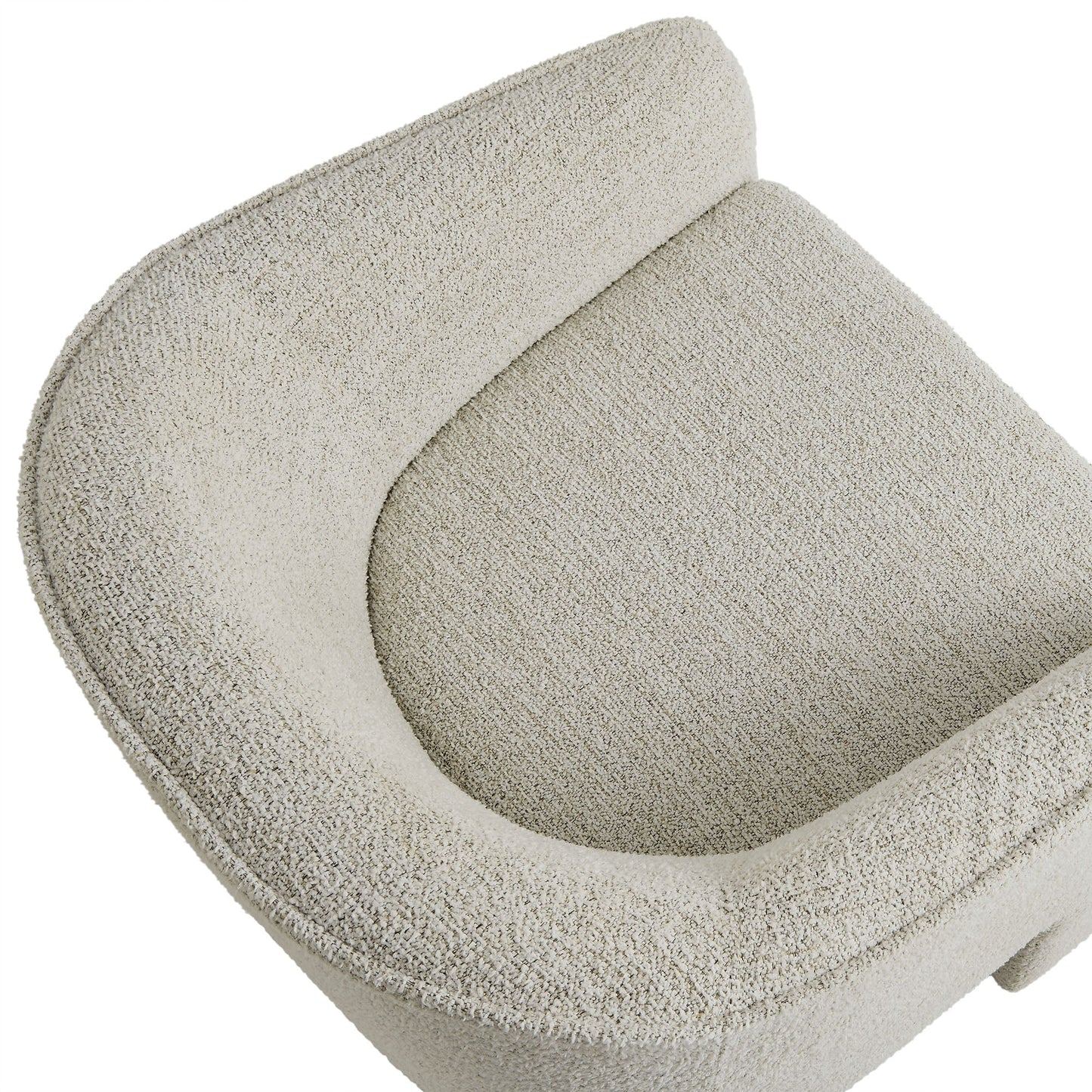 Greer Boucle Fabric Upholstered Accent Armchair