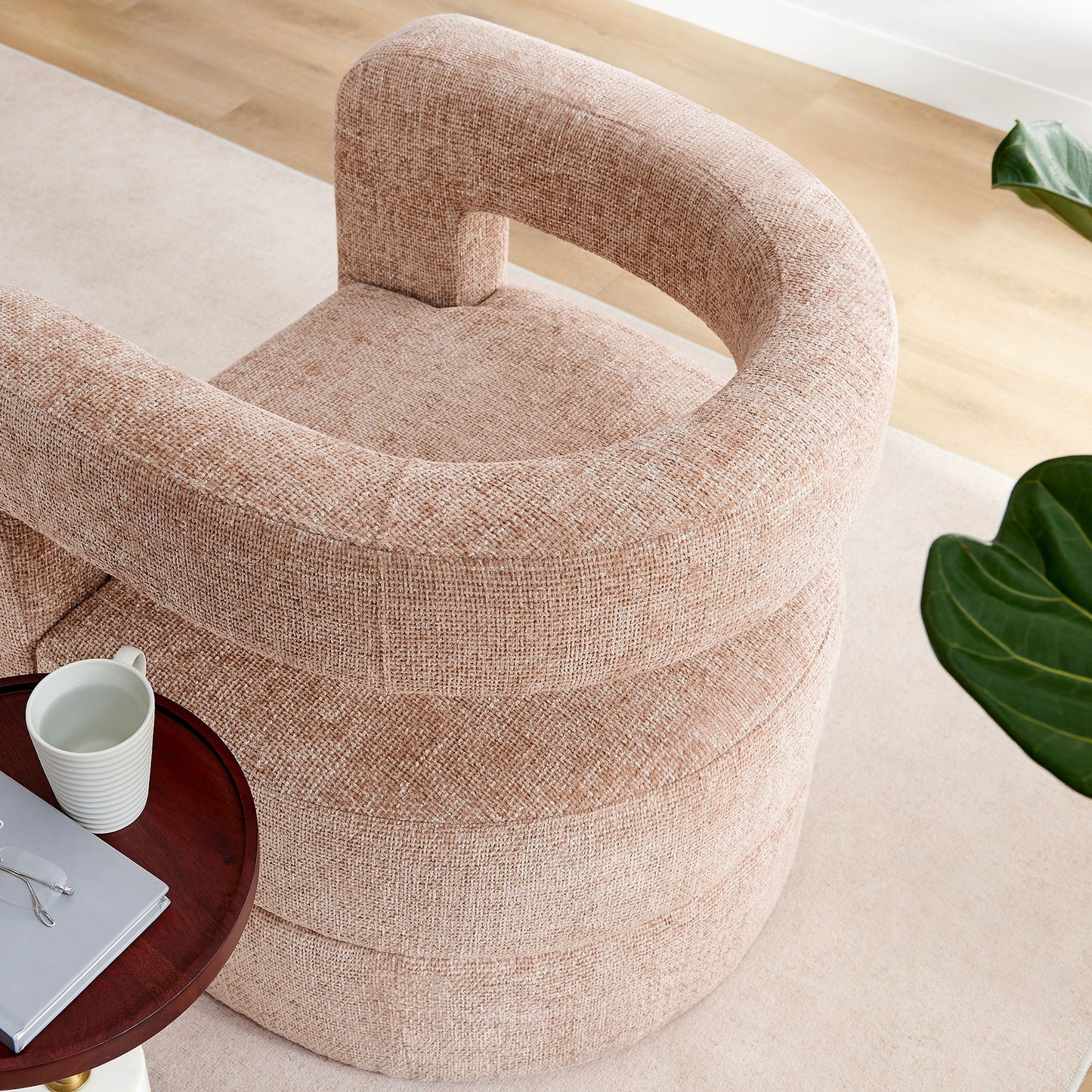 Jaylin Upholstered Chenille Accent Chair