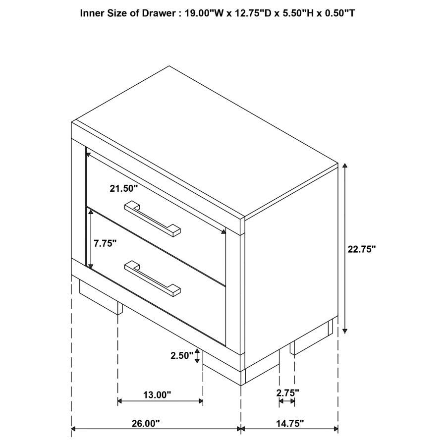 Jessica - Bedroom Set With LED